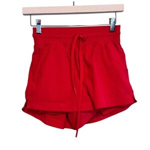 YPB Womens Red motionTEK Activewear Training Athletic Running Shorts Red Size XS